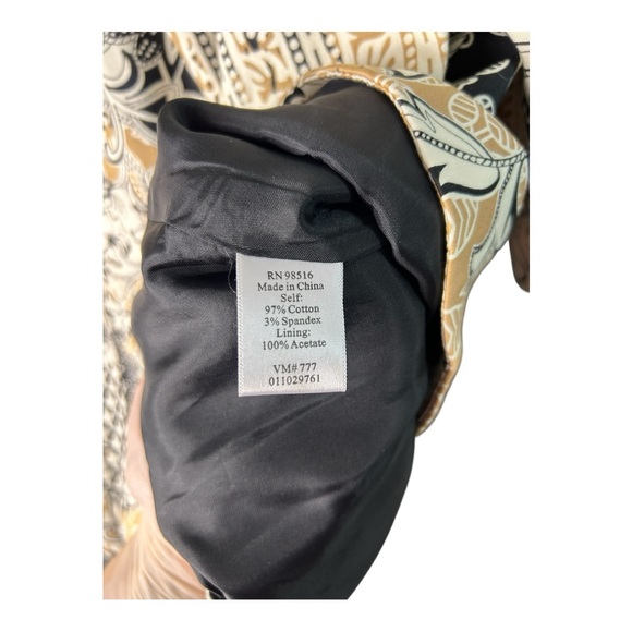 Anthracite Black and Tan Blazer - Picture 3 of 5